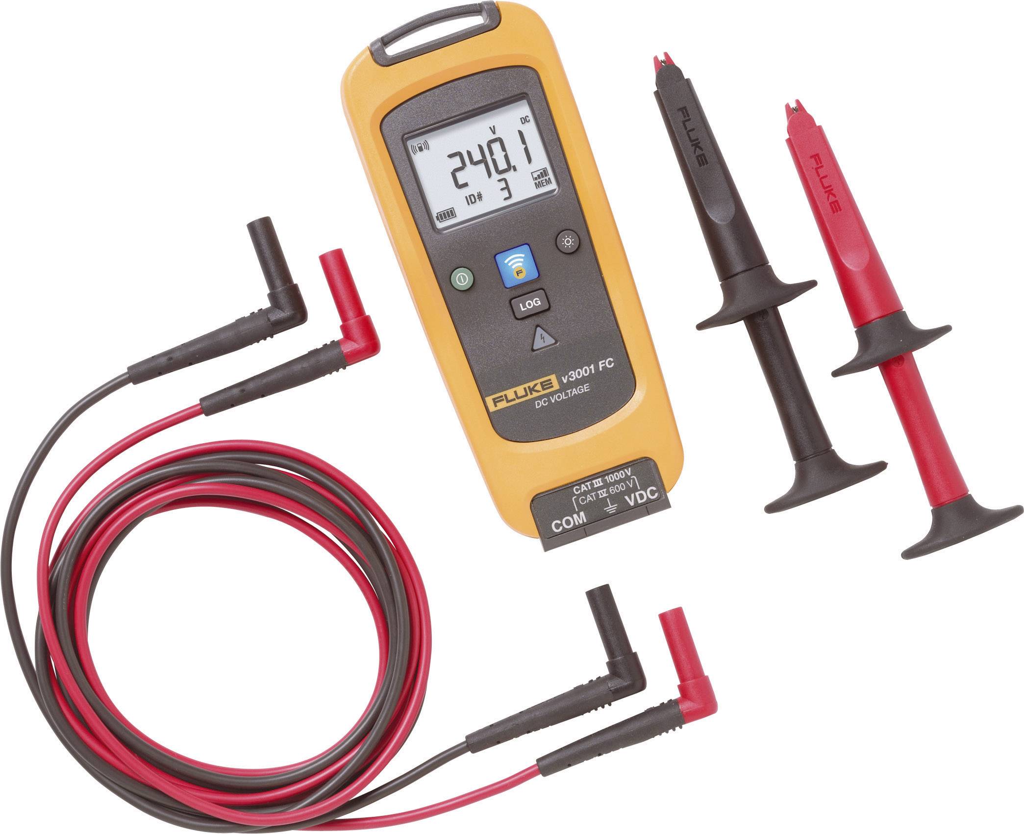 Fluke FLK-V3001 FC Hand-Multimeter digital CAT III 1000 V, CAT IV 600V Anzeige (Counts): 6000