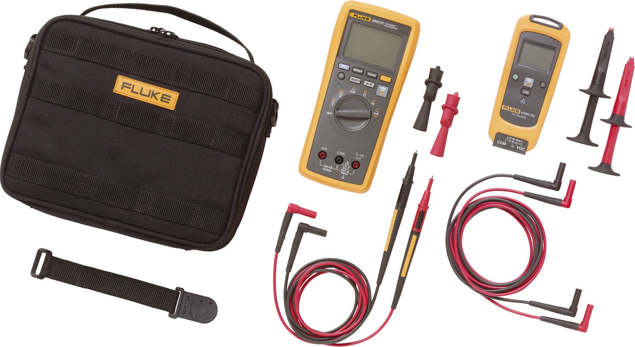 Fluke FLK-V3001 FC KIT Hand-Multimeter digital Grafik-Display, Datenlogger CAT III 1000 V, CAT IV 600V Anzeige (Counts): 10000
