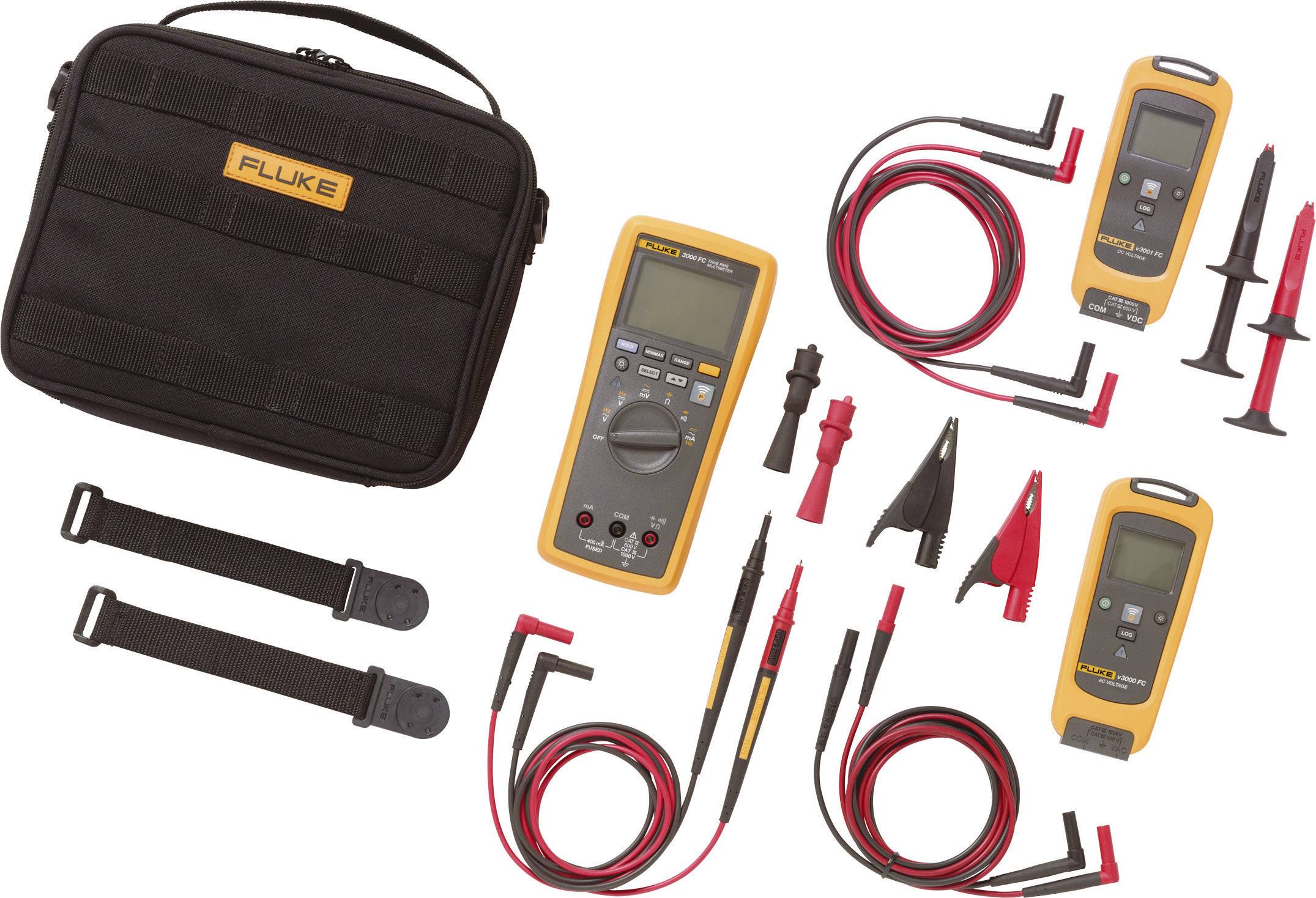 Fluke FLK-V3003 FC KIT Hand-Multimeter digital Grafik-Display, Datenlogger CAT III 1000 V, CAT IV 600V Anzeige (Counts): 10000