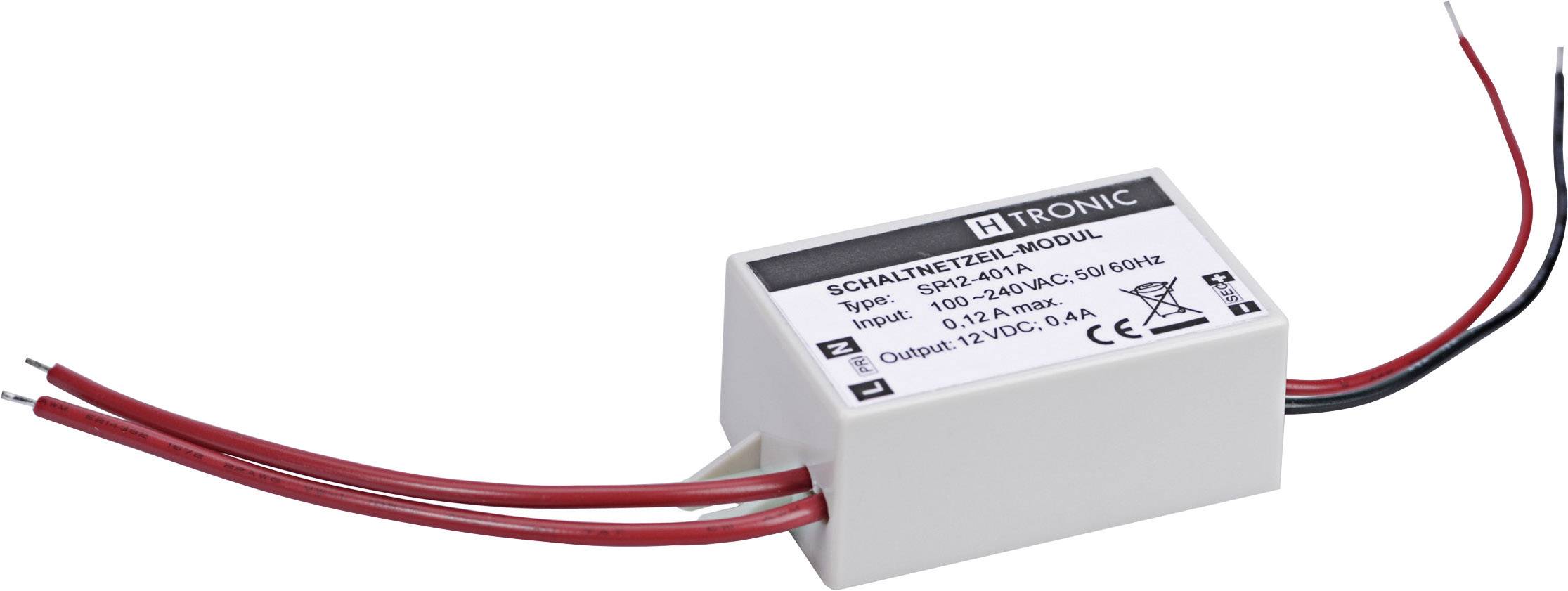 H-Tronic 1190085 AC/DC-Printnetzteil 12 V/DC 0.4 A 4.8 W