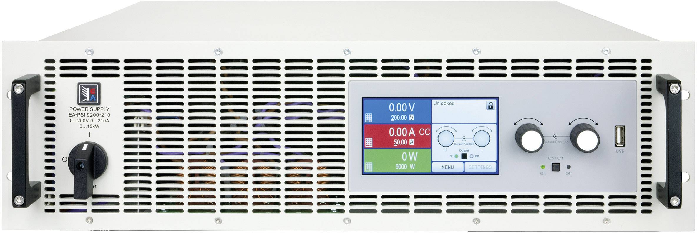EA Elektro Automatik EA-PSI 9080-340 3U Labornetzgerät, einstellbar 0 - 80 V/DC 0 - 340 A 10000 W USB, Analog Anzahl Ausgänge 1 x