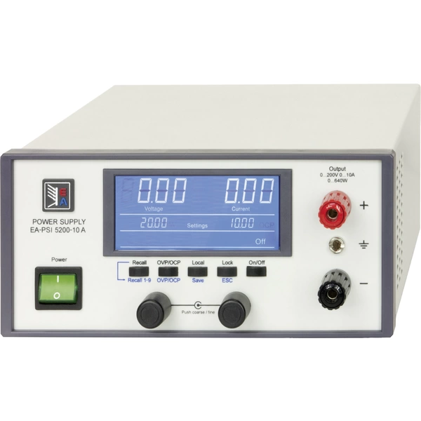 EA Elektro Automatik EA-PSI 5040-20A Labornetzgerät, einstellbar 0 - 40 V/DC 0 - 20A 320W USB, Ethernet, Analog Anzahl Ausgänge EA Elektro Automatik EA-PSI 5040-20A Labornetzgerät, einstellbar 0 - 40 V/DC 0 - 20A 320W USB, Ethernet, Analog Anzahl Ausgänge