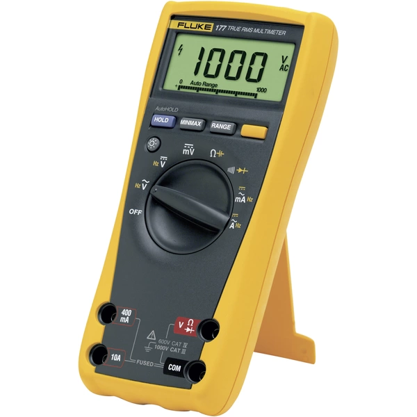 Fluke 177 Hand-Multimeter kalibriert (ISO) digital CAT III 1000 V, CAT IV 600 V Anzeige (Counts): 6 Fluke 177 Hand-Multimeter kalibriert (ISO) digital CAT III 1000 V, CAT IV 600 V Anzeige (Counts): 6