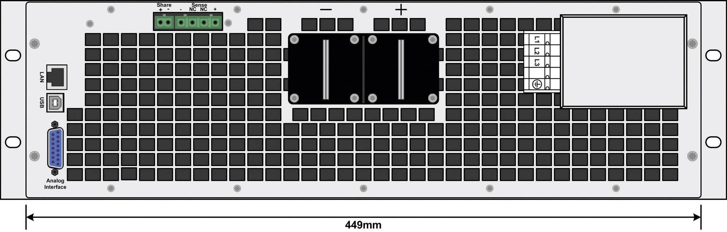 EA Elektro Automatik EA-PS 91000-30 3U Labornetzgerät, einstellbar 0 - 1000 V/DC 0 - 30A 10000W USB, Ethernet, Analog Anzah