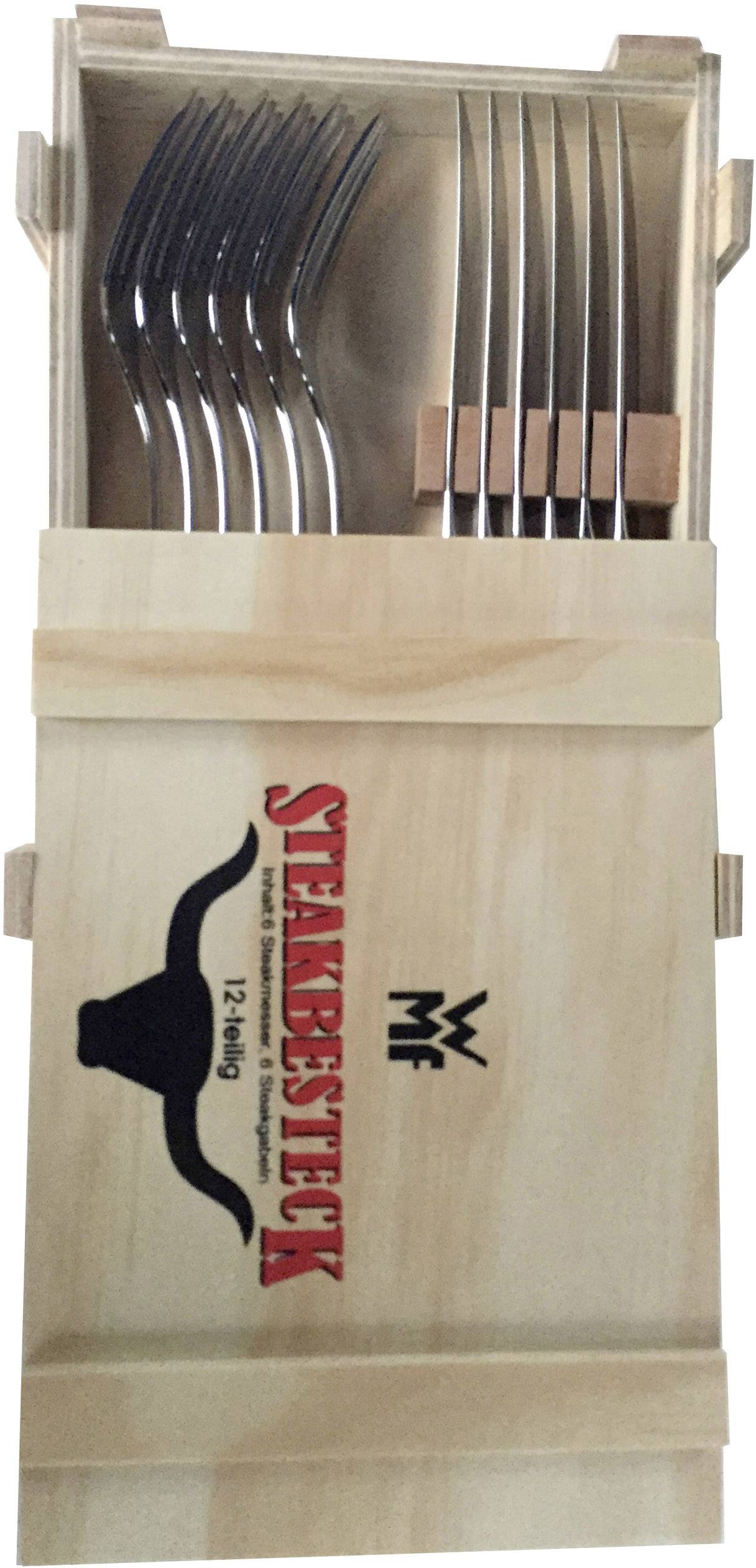 WMF Steakbesteck 12-teilig in Holzkiste