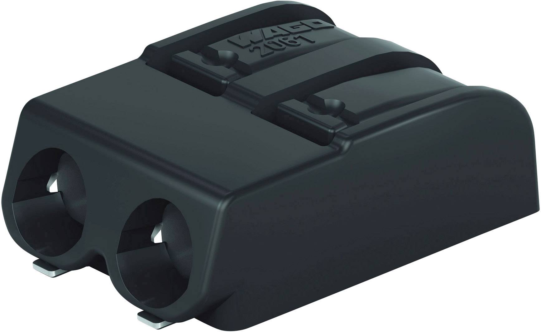 WAGO 2061-622/998-404 SMD-Leiterplattenklemme 1.50 mm² Polzahl 2 Schwarz