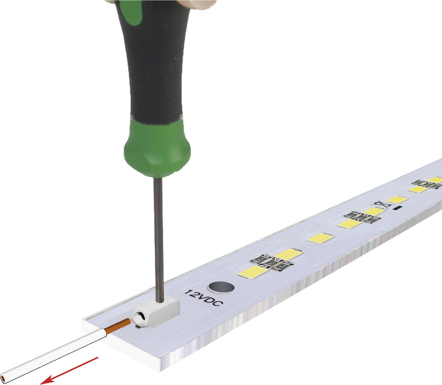 WAGO 2059-301/998-403 Federkraftklemmblock Polzahl 1 Weiß