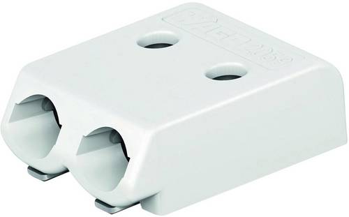 WAGO 2059-302/998-403 Federkraftklemmblock Polzahl 2 Weiß