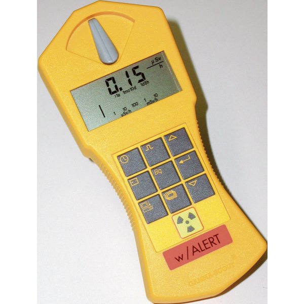 Gamma Scout Alarm Geigerzähler Strahlung: Alpha, Beta, Gamma akustischer Warnton, inkl. Auswertungssoftware, inkl. Dosimeterfunktion