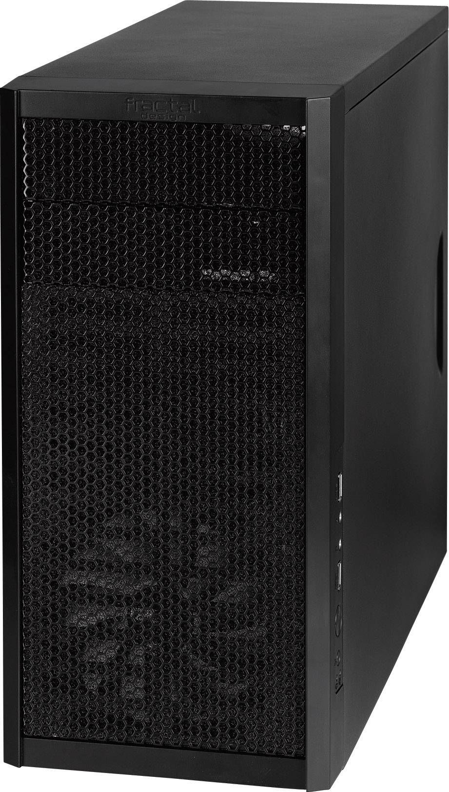 Fractal Design CORE 1000 USB 3.0 Mini-Tower PC-Gehäuse Schwarz