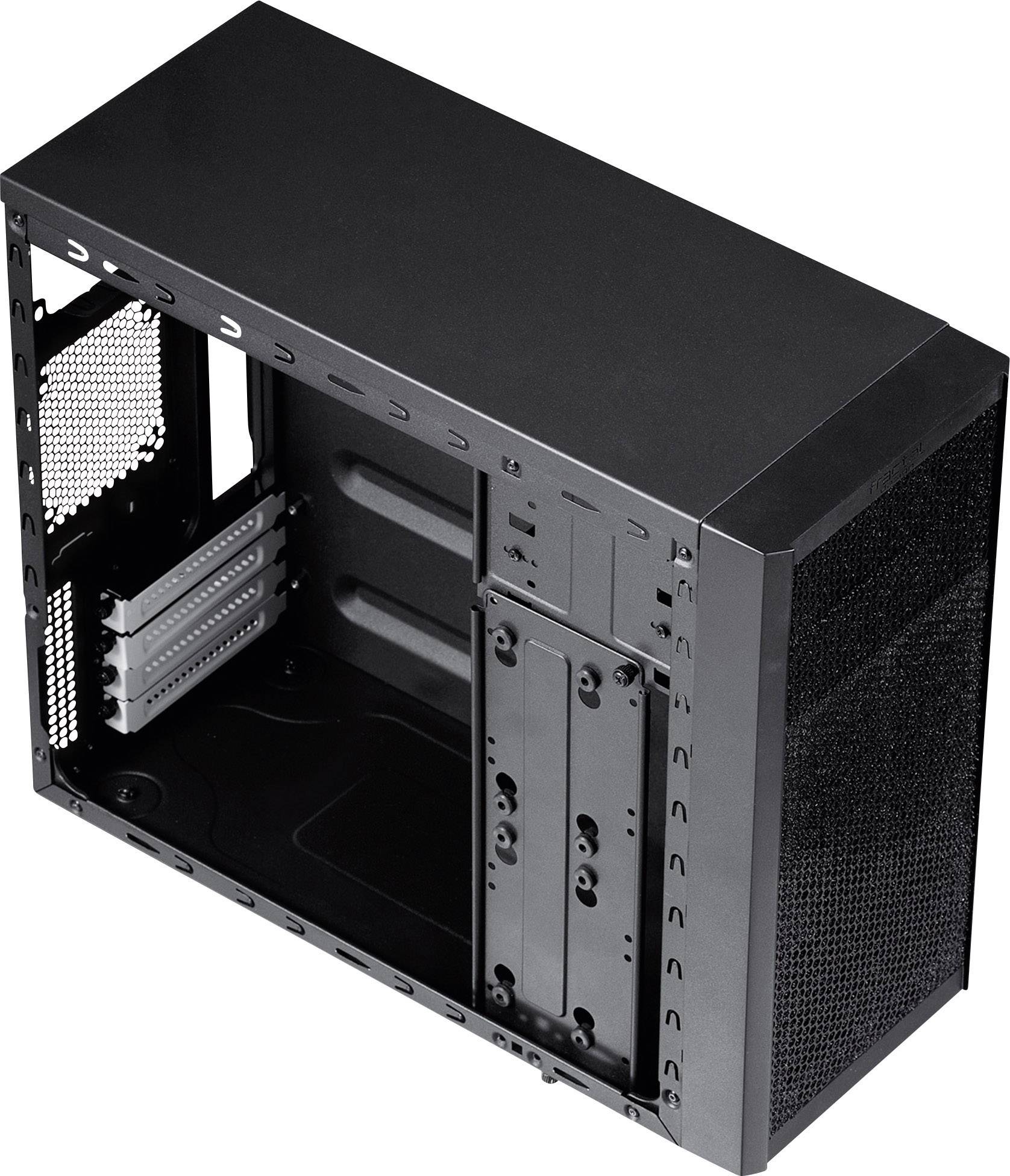 Fractal Design CORE 1000 USB 3.0 Mini-Tower PC-Gehäuse Schwarz