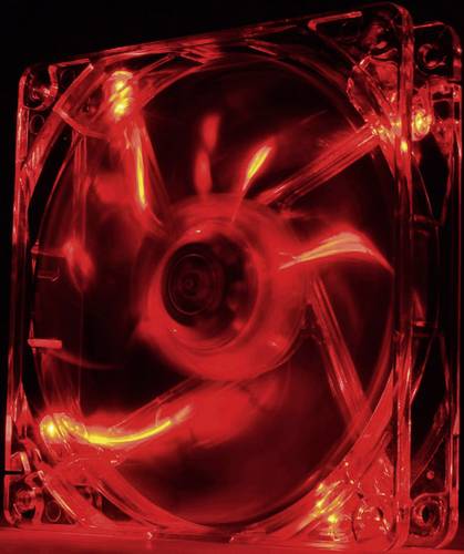 Thermaltake Pure 12 LED Red PC-Gehäuse-Lüfter Klar (B x H x T) 120 x 120 x 25mm