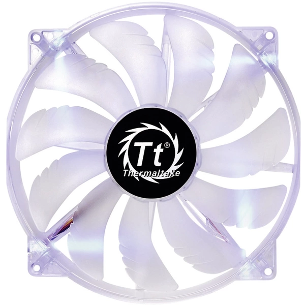 Thermaltake Pure 20 LED Blue PC-Gehäuse-Lüfter Klar (B x H x T) 200 x 200 x 30mm Thermaltake Pure 20 LED Blue PC-Gehäuse-Lüfter Klar (B x H x T) 200 x 200 x 30mm