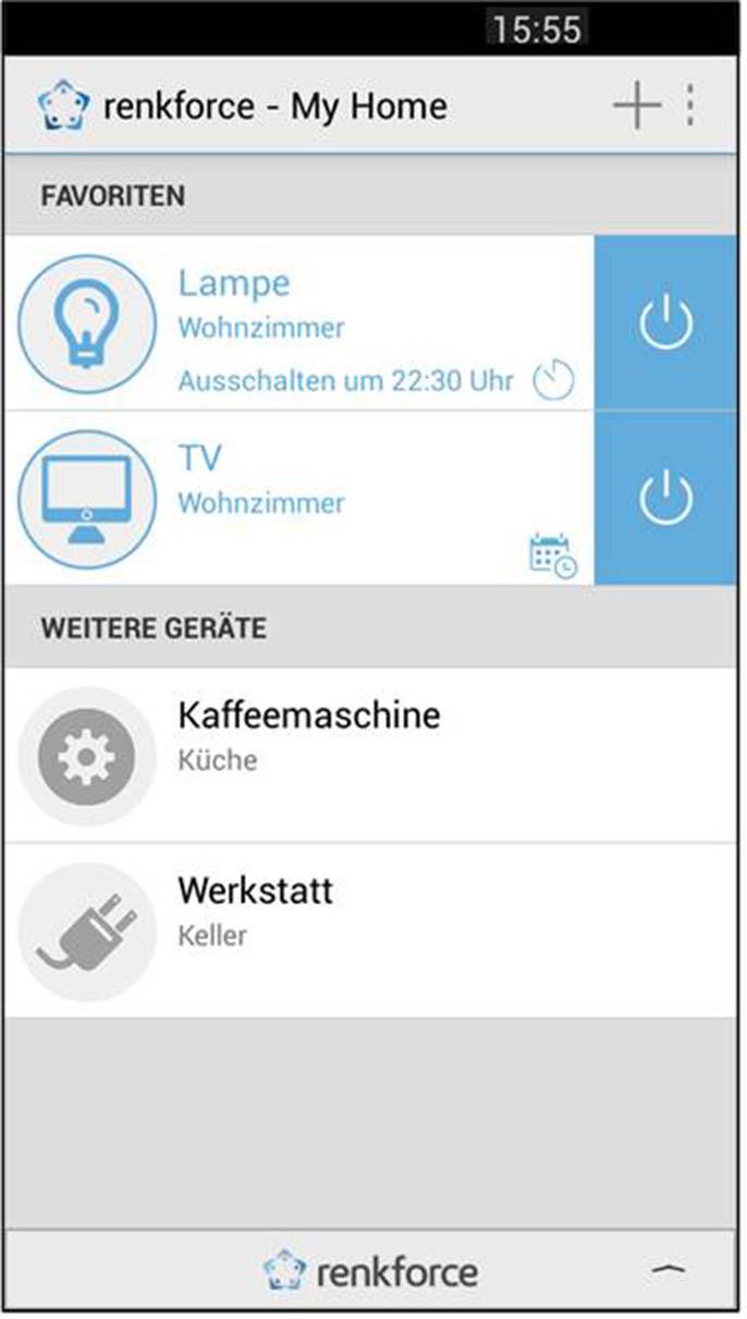 Renkforce BS-21 Bluetooth Steckdose Innenbereich 3680W