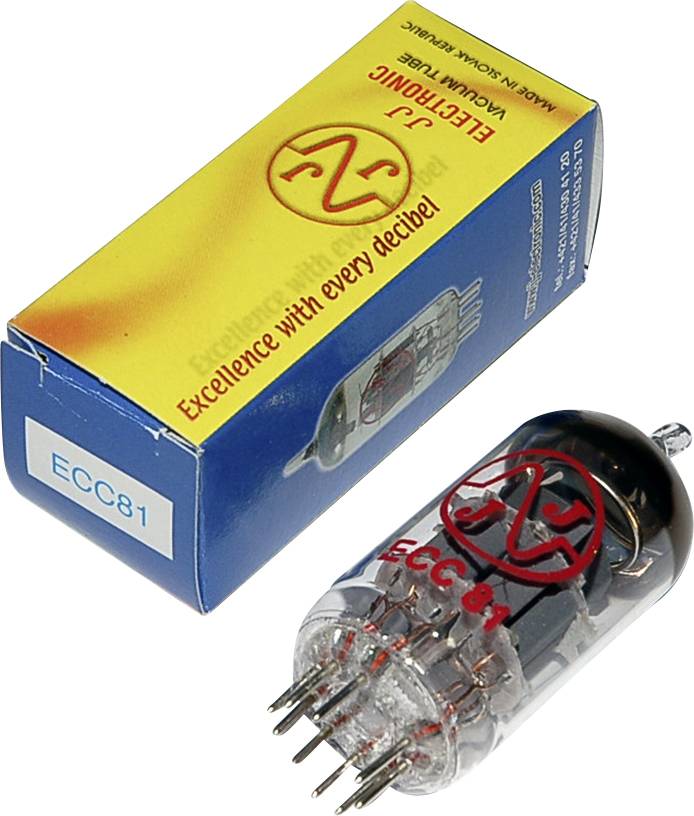 BTB Vertrieb ECC 81 = 12 AT 7 Elektronenröhre Doppeltriode 100 V 3 mA Polzahl: 9 Sockel: Noval Inha