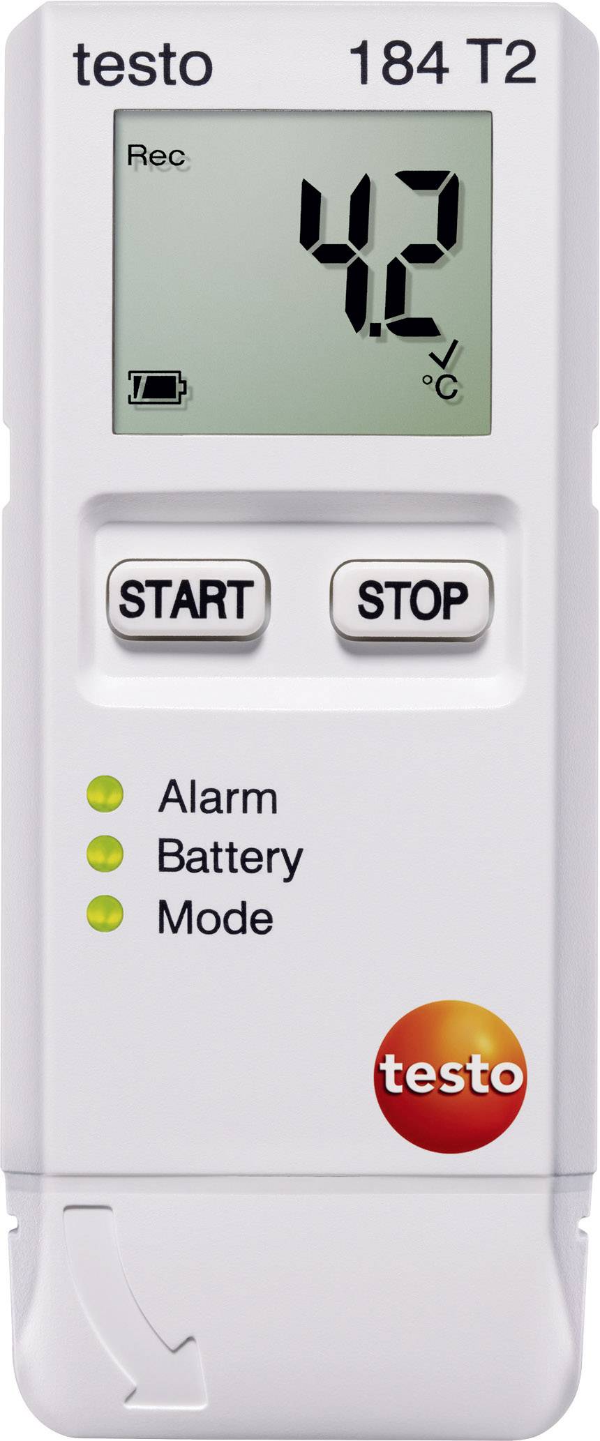 Testo 0572 1842 184 T2 Temperatur-Datenlogger Messgröße Temperatur -35 bis +70°C