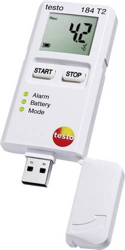Testo 0572 1842 184 T2 Temperatur-Datenlogger Messgröße Temperatur -35 bis +70 °C
