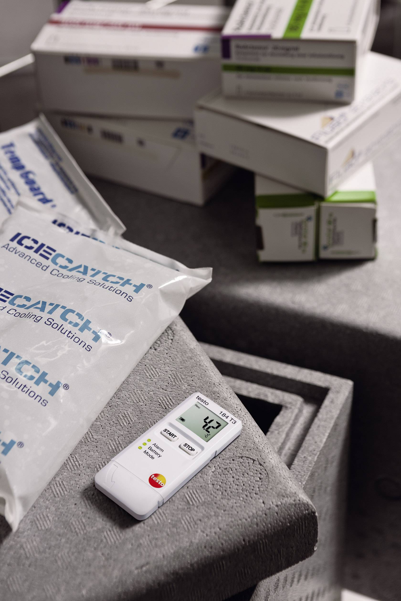 Testo 0572 1843 184 T3 Temperatur-Datenlogger Messgröße Temperatur -35 bis +70°C