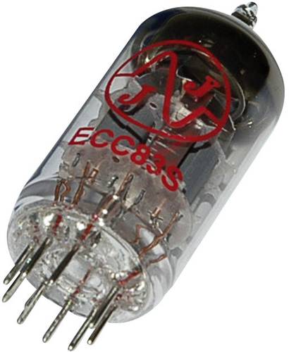ECC 83 = 12 AX 7 Elektronenröhre Doppeltriode 100V 0.5mA Polzahl: 9 Sockel: Noval Inhalt 1St.