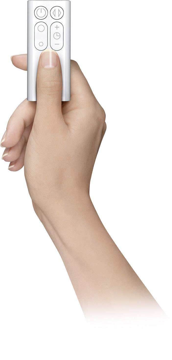 Dyson AM07 Turmventilator 56W (Ø x H) 19cm x 101cm Silber, Weiß mit Fernbedienung, Timer, Oszillierend