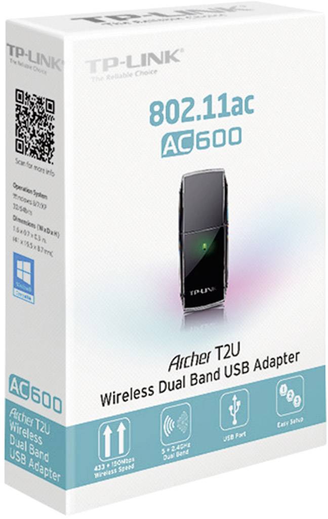 TP-LINK Archer T2U WLAN Stick USB 2.0 433 MBit/s