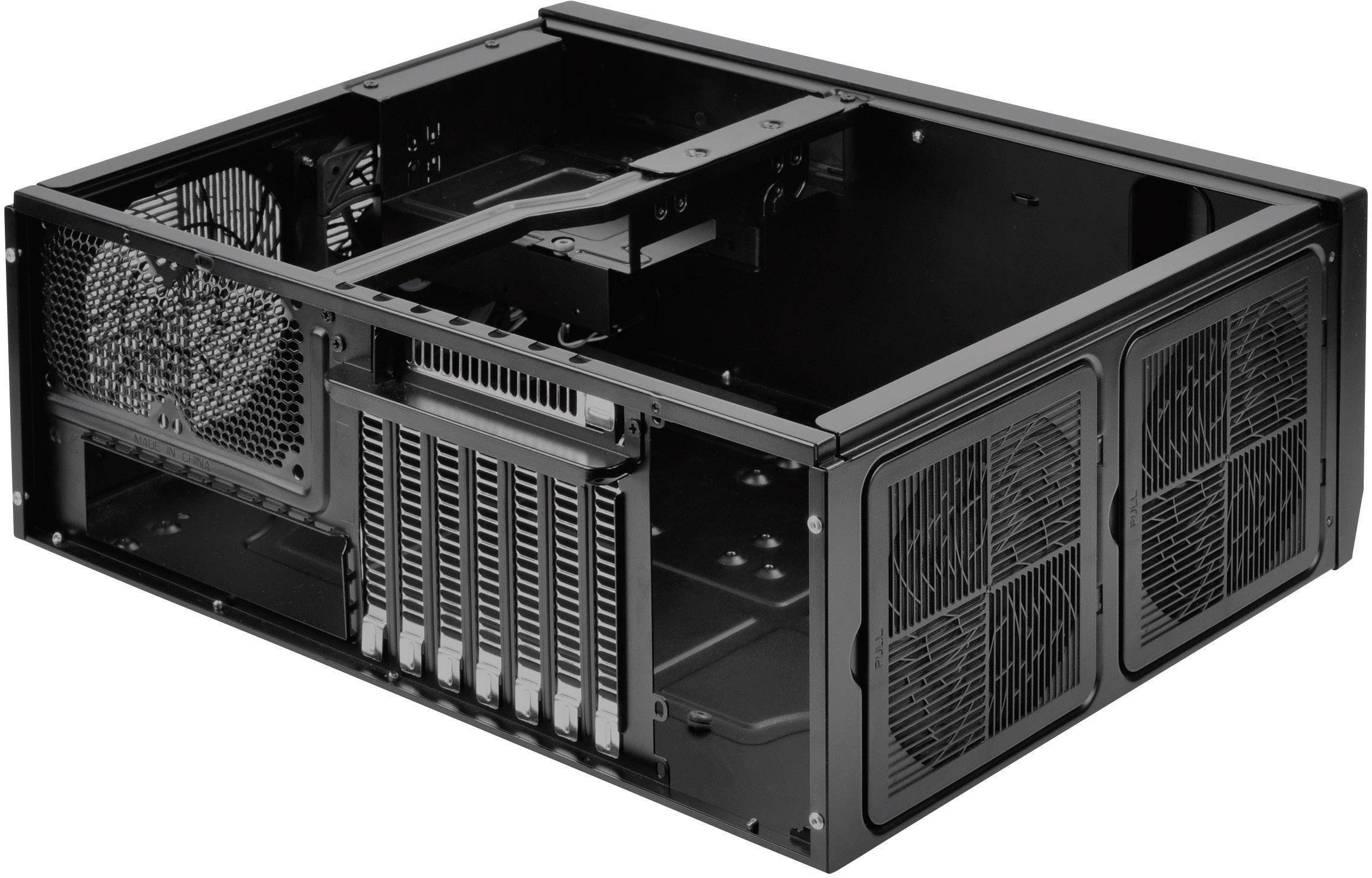 Silverstone SST-GD09B HTPC PC-Gehäuse Schwarz