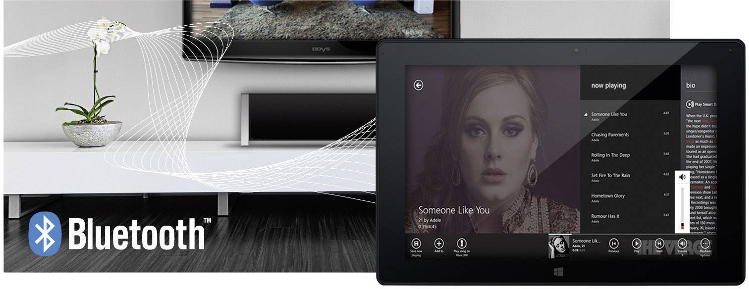 ODYS WiFi 32 GB Schwarz, Silber Windows®-Tablet 25.7 cm (10.1 Zoll) 1.33 GHz Intel® Atom® Windows® 8 32-Bit 1280 x 800 Pixel