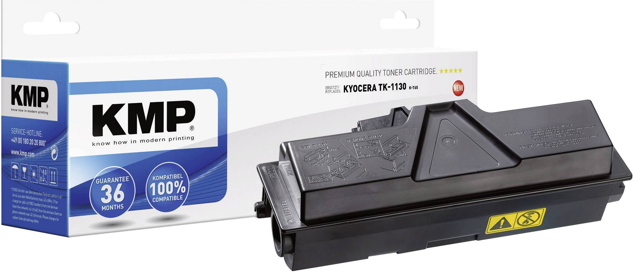 KMP Tonerkassette ersetzt Kyocera TK-1130 Kompatibel Schwarz 3400 Seiten K-T65