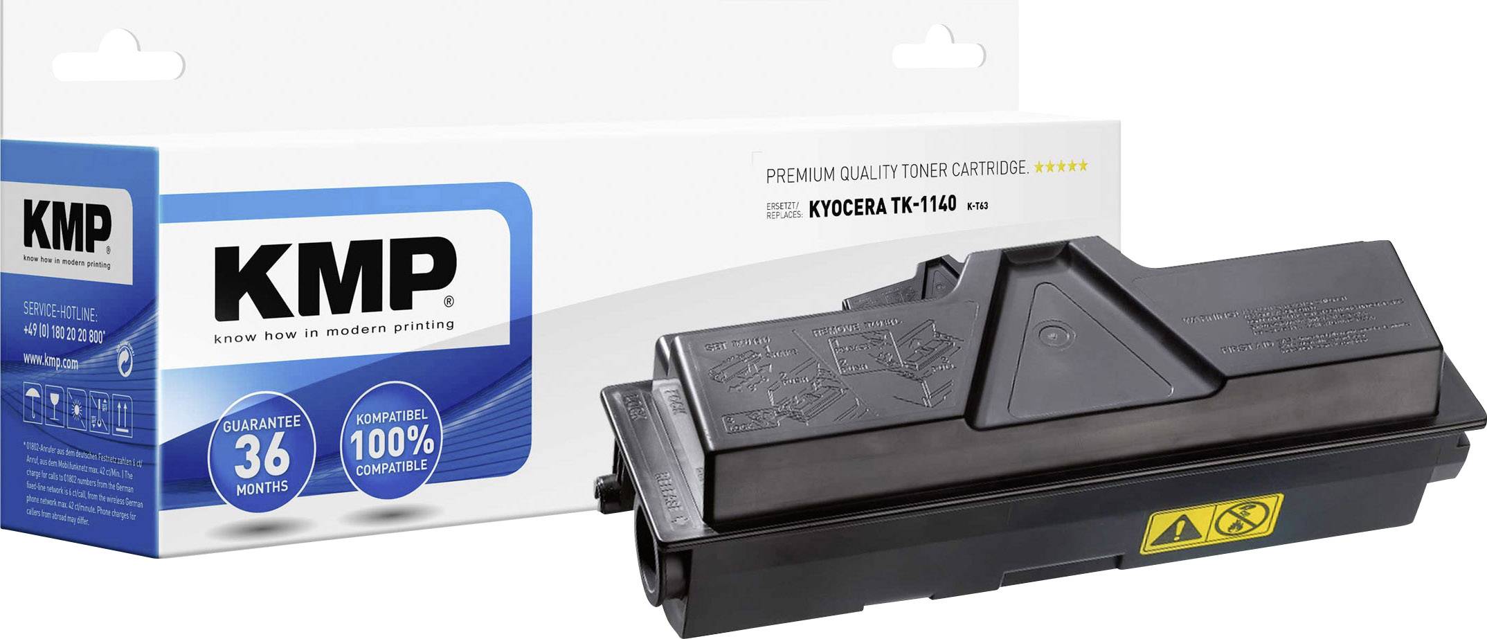 KMP Toner ersetzt Kyocera TK-1140 Kompatibel Schwarz 7600 Seiten K-T63
