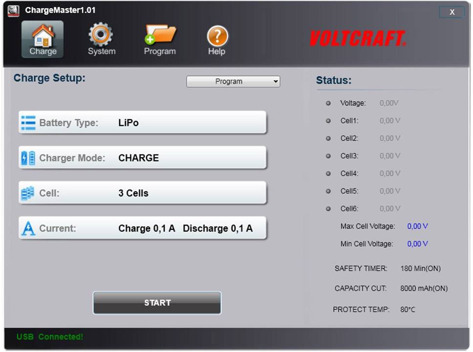 Modellbau-Multifunktionsladegerät 12 V 6 A VOLTCRAFT B6 Mini NiMH, NiCd, LiPo, Blei, LiFePO, LiIon