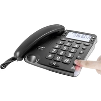 doro Magna 4000 Schnurgebundenes Seniorentelefon Optische Anrufsignalisierung, Freisprechen Beleuchtetes Display Schwarz doro Magna 4000 Schnurgebundenes Seniorentelefon Optische Anrufsignalisierung, Freisprechen Beleuchtetes Display Schwarz
