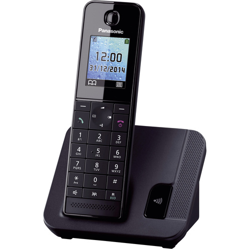 Panasonic KX-TGH210 Schnurloses Telefon analog Freisprechen Schwarz