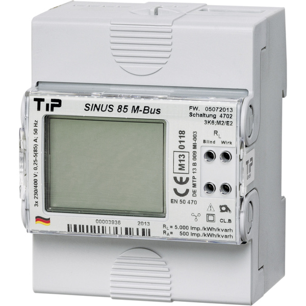 TIP - Thüringer Industrie Produkte SINUS 85 M-BUS Compteur d'énergie triphasé numérique conformité MID: oui 1 pc(s)