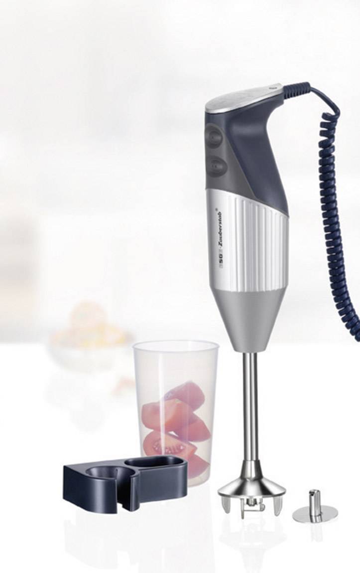 ESGE M160 J Stabmixer 160W mit Mixbecher Silber, Dunkelblau