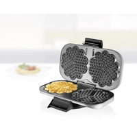 Unold 48241 Doppel-Waffeleisen mit manueller Temperatureinstellung Edelstahl Unold 48241 Doppel-Waffeleisen mit manueller Temperatureinstellung Edelstahl