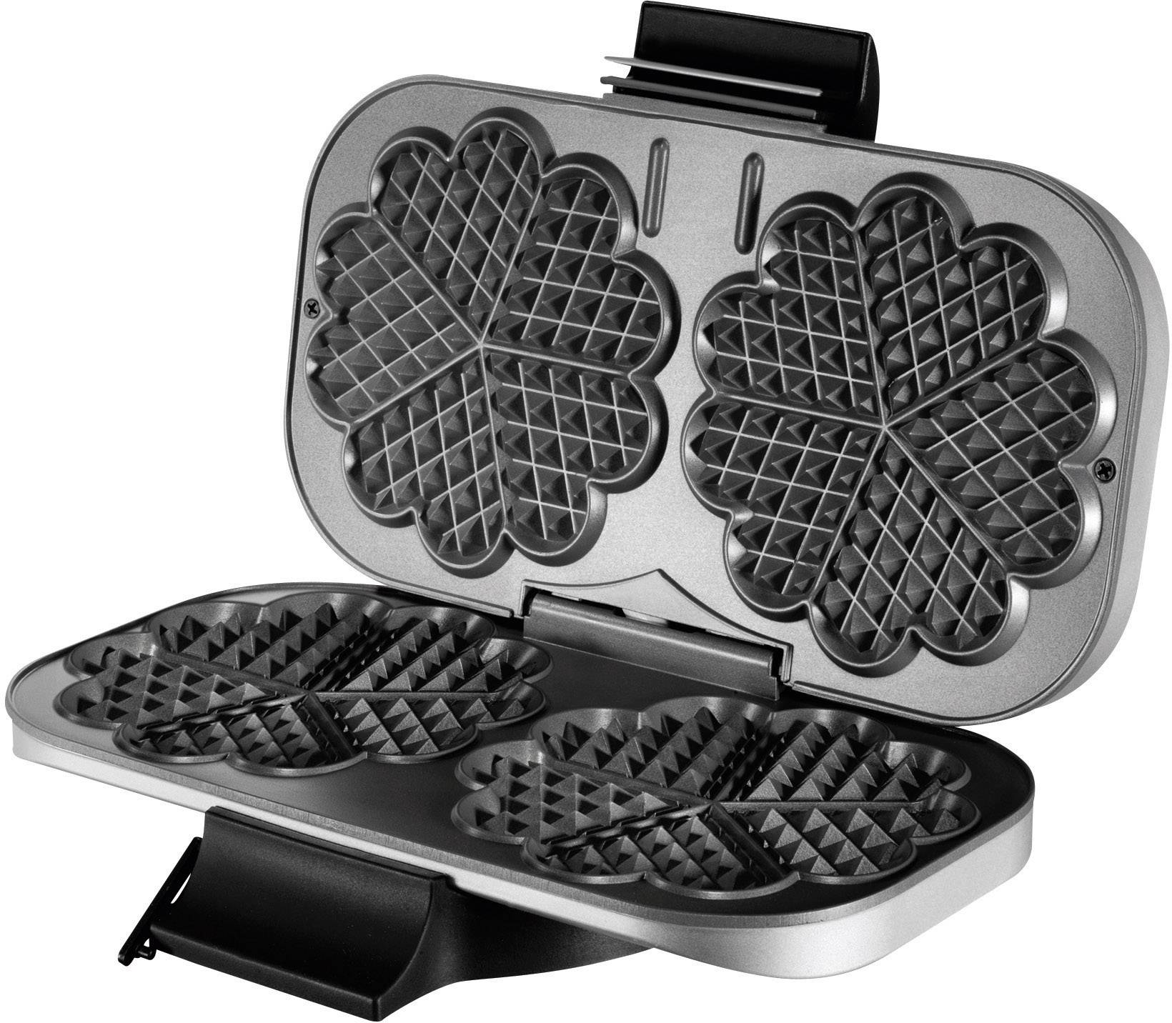 Unold 48241 Doppel-Waffeleisen mit manueller Temperatureinstellung Edelstahl