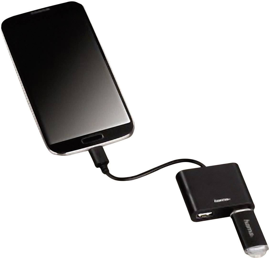 Hama  2 Port USB 2.0-Hub mit OTG-Funktion Schwarz