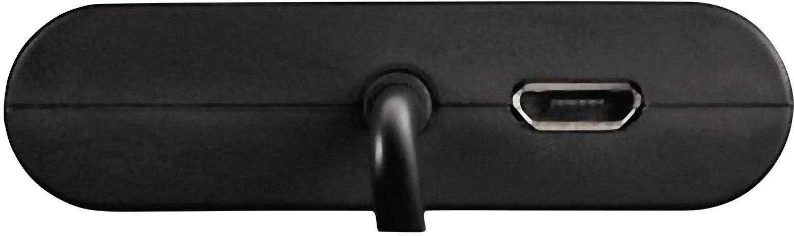 Hama  2 Port USB 2.0-Hub mit OTG-Funktion Schwarz