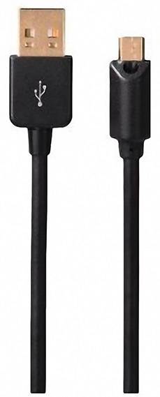 Hama Micro-USB-2.0-Kabel, mit LED-Licht, vergoldet 1,50 m