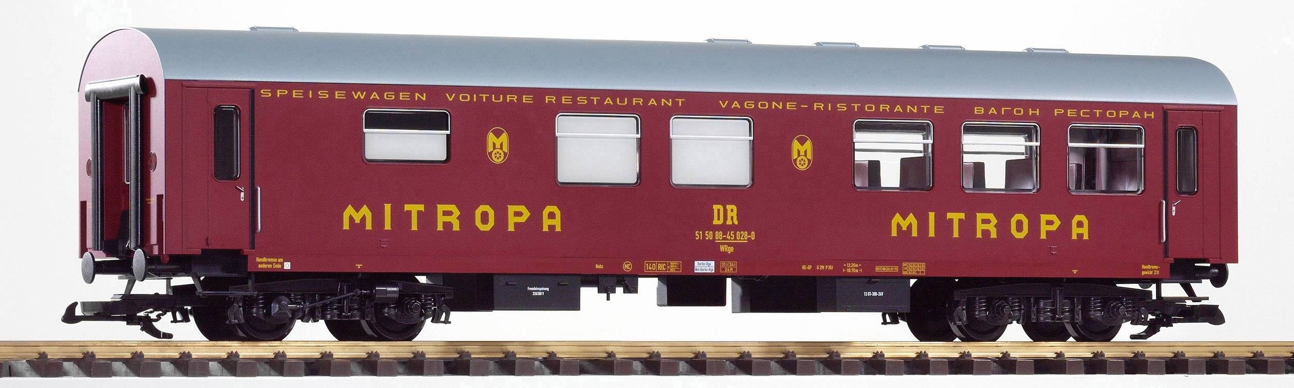 Piko G 37650G Reko-Wagen 2. Klasse Der DR – 1 Stück – Modellbau-Zubehör (kein Spielzeug)