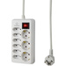 Renkforce 915D-CMW Power strip (+ switch) 9x White PG connector 1 pc(s)