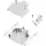 MH Connectors MHDM9-K 6560-0136-01 D-SUB Gehäuse Polzahl: 9 Metall 180° Silber 1St. MH Connectors MHDM9-K 6560-0136-01 D-SUB Gehäuse Polzahl: 9 Metall 180° Silber 1St.