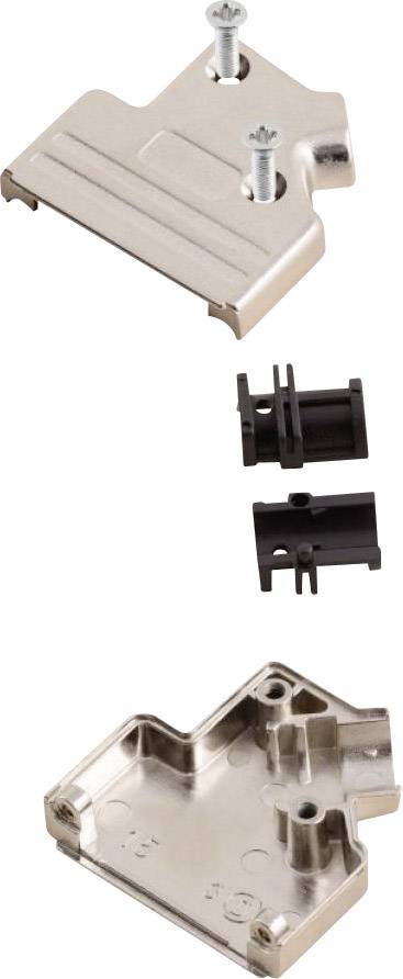 MH Connectors MHDVSL37-K 6560-0206-34 D-SUB Gehäuse Polzahl (num): 37 Metall 45 ° Silber