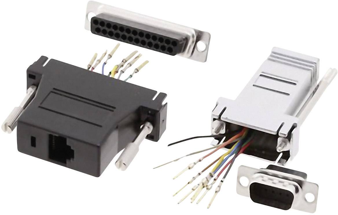 MH Connectors DA9-SMJ8-M-K-RC D-SUB Adapter D-SUB-Buchse 9pol. - RJ45-Buchse 1 St.