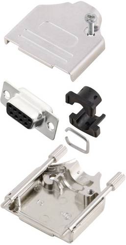 MH Connectors MHDTZK9-DM9S-K D-SUB Buchsenleisten-Set 180 ° Polzahl: 9 Lötkelch 1 St.