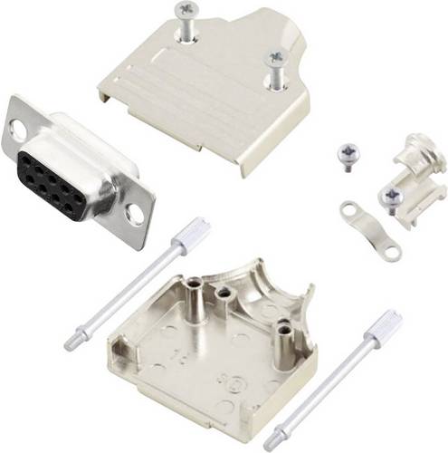 MH Connectors MHDM9-DM9S-K D-SUB Buchsenleisten-Set 180 ° Polzahl: 9 Lötkelch 1 St.