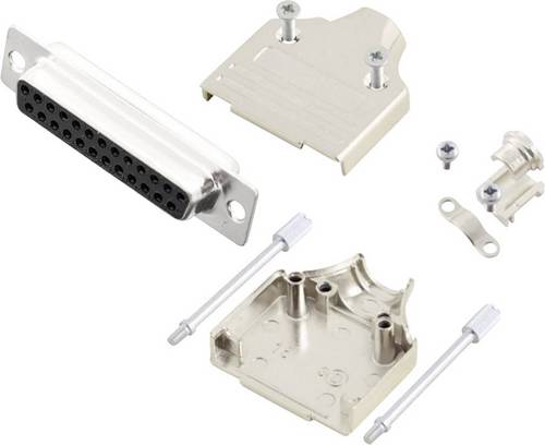 MH Connectors MHDM25-DM25S-K D-SUB Buchsenleisten-Set 180 ° Polzahl: 25 Lötkelch 1 St.