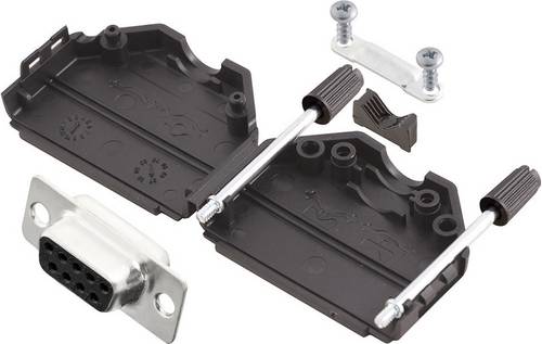 MH Connectors MHDPPK9-DB9S-K D-SUB Buchsenleisten-Set 180 ° Polzahl: 9 Lötkelch