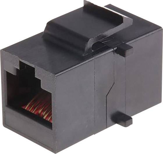 MH Connectors MH3101-8821 RJ45-Kupplung 2101-0115-01 Buchse, Einbau Schwarz