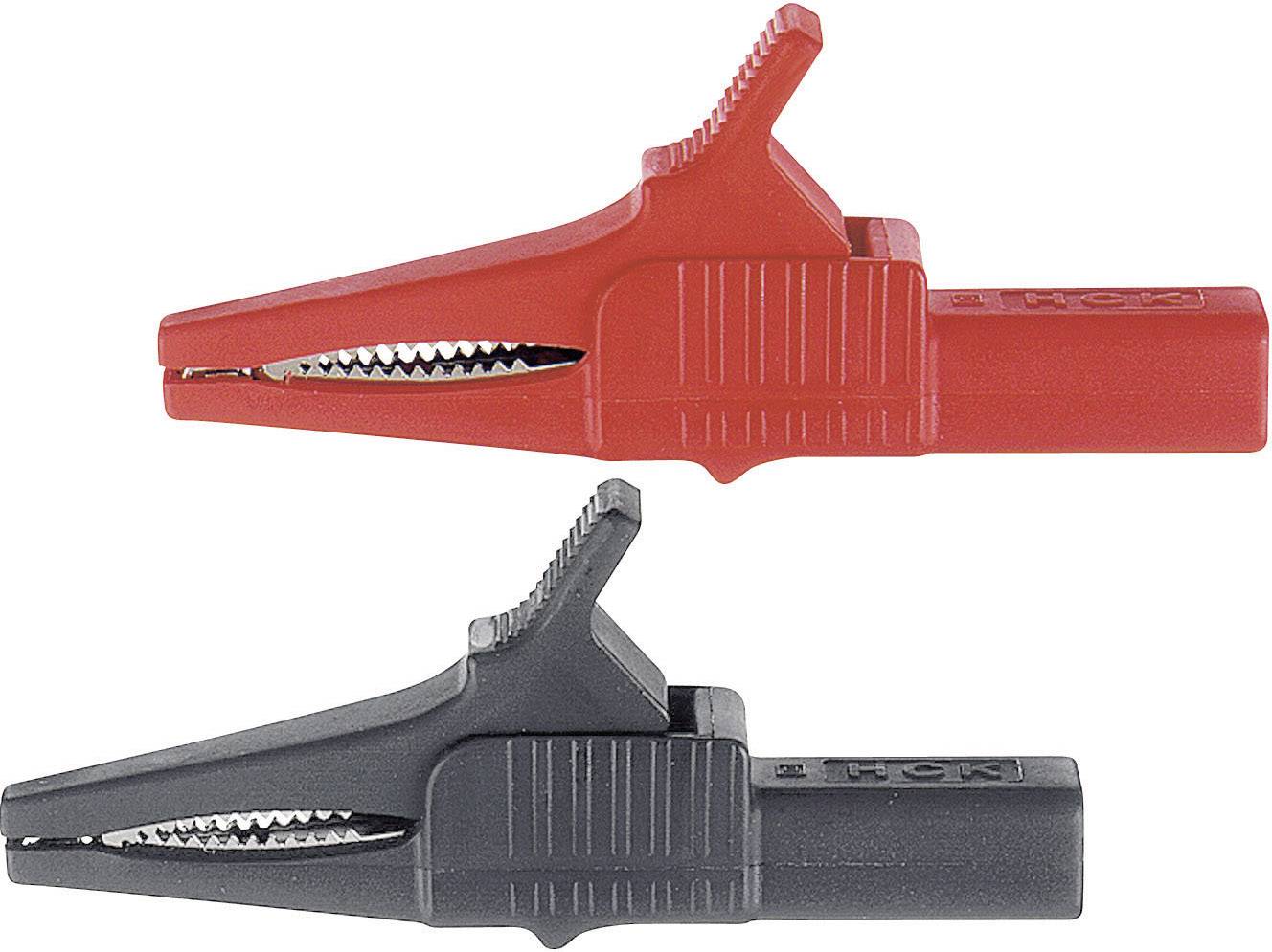 Stäubli XKK-1001 Sicherheits-Abgreifklemme Steckanschluss 4 mm CAT II 1000 V Rot